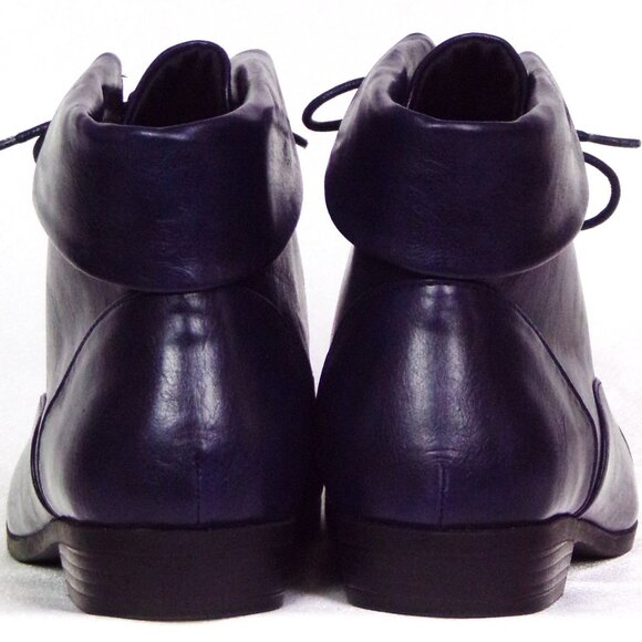 COMFORT VIEW 10M DARCY dark-blue low-heel ankle boots all synthetic materials - Picture 8 of 16